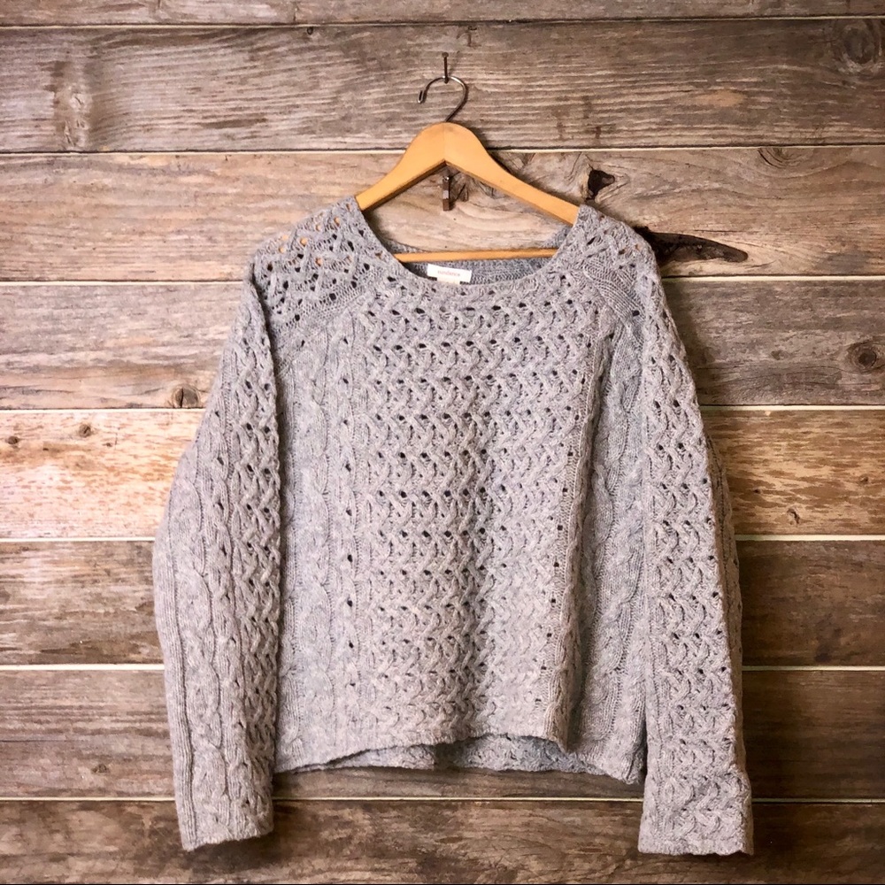 Sundance 100% Lambswool Knit Sweater